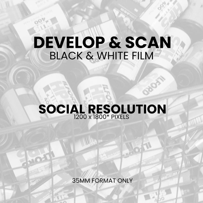 Develop and Scan - Social Resolution (35mm B&W)