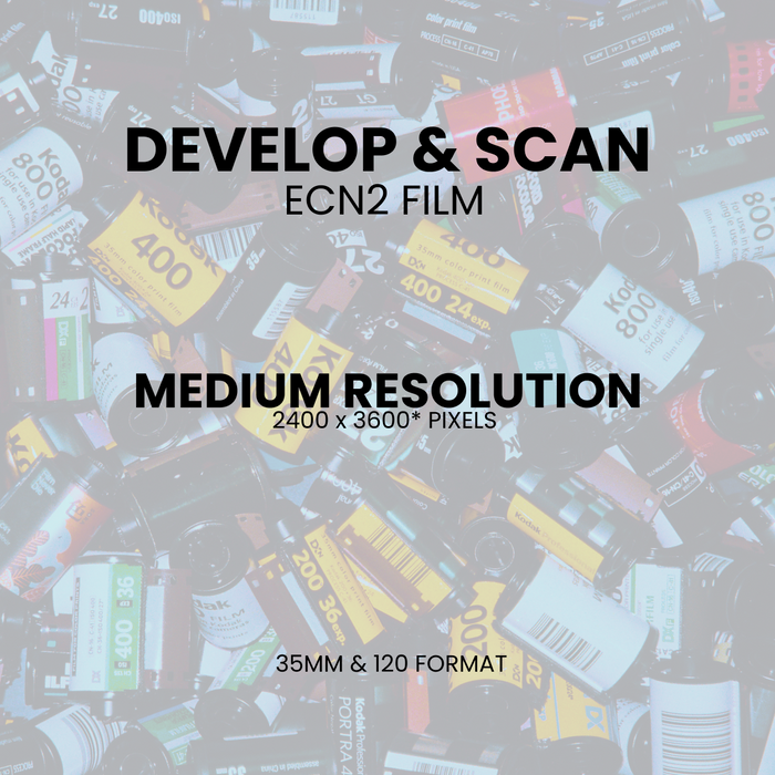 Develop and Scan - Medium Resolution (Cine ECN2 Process)