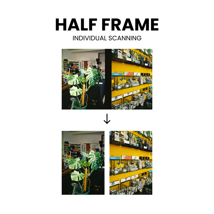 Half Frame Individual Scans Surcharge