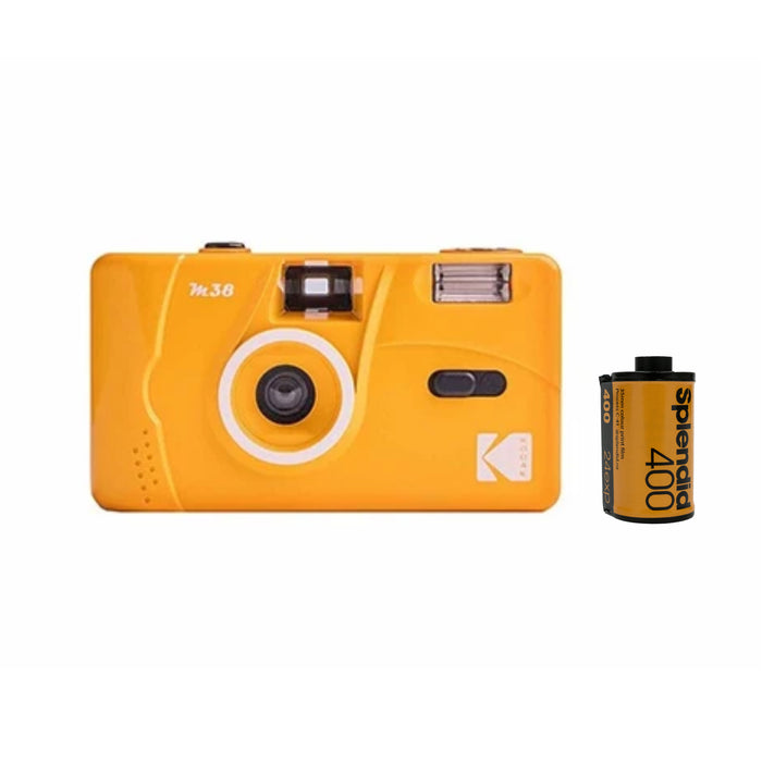 Kodak M38 Reusable Film Camera (KODAK YELLOW) + #SPL400 Film (Inclu. Processing)