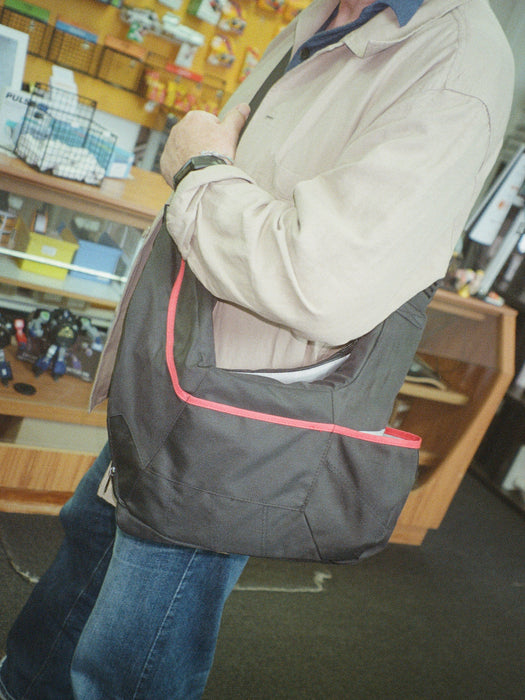 Haldex Black Sling Bag (with Red Trim)