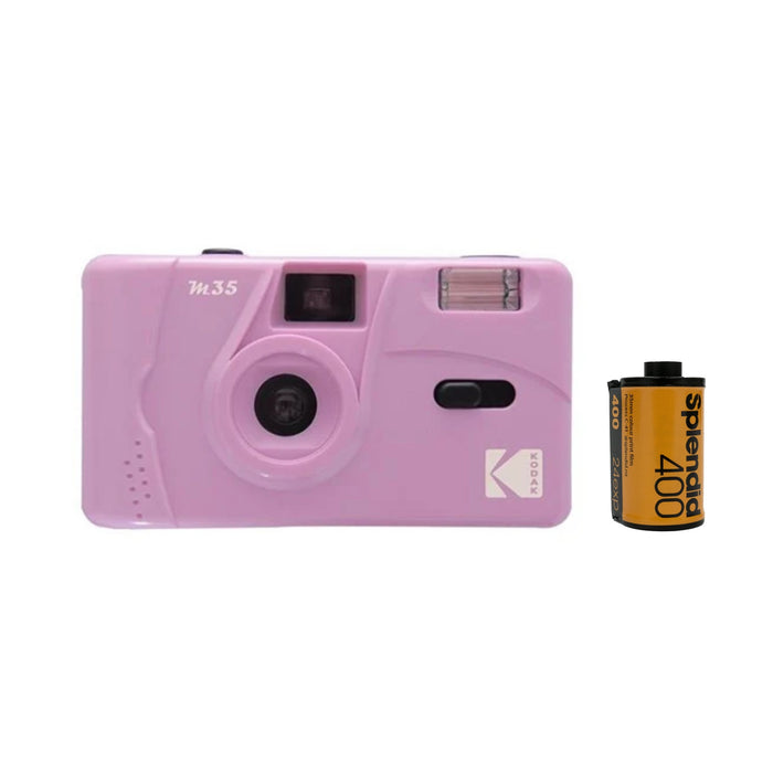 Kodak M35 Reusable Film Camera (SWEET LILAC) + #SPL400 Film (Inclu. Processing)