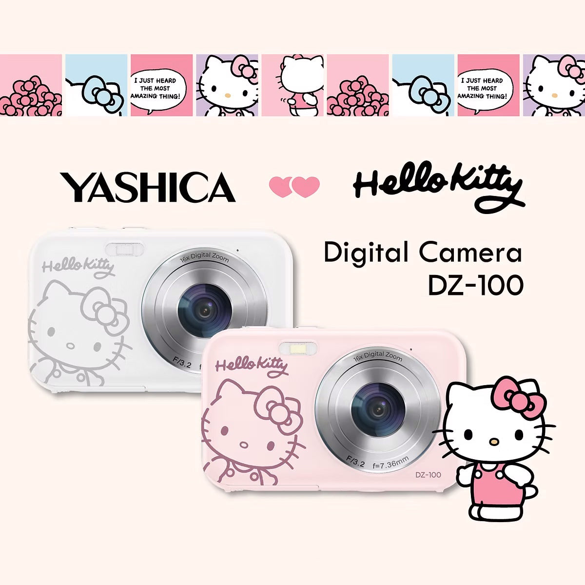 Yashica X Hello Kitty DZ-100 Digital Camera– splendid.nz