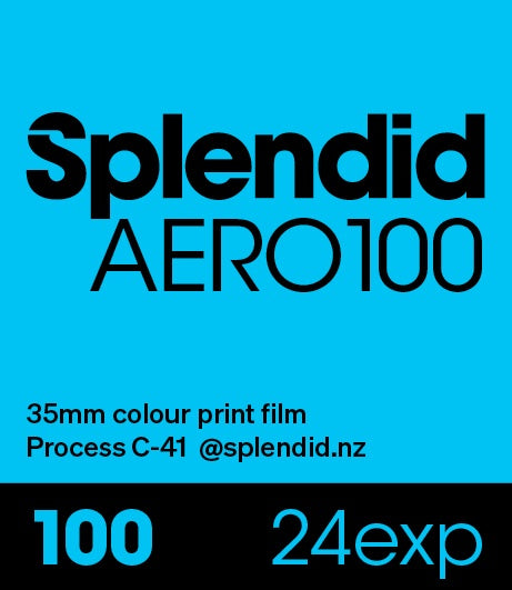 Splendid AERO100 (135, 24exp, 100ISO) w/develop and scanning