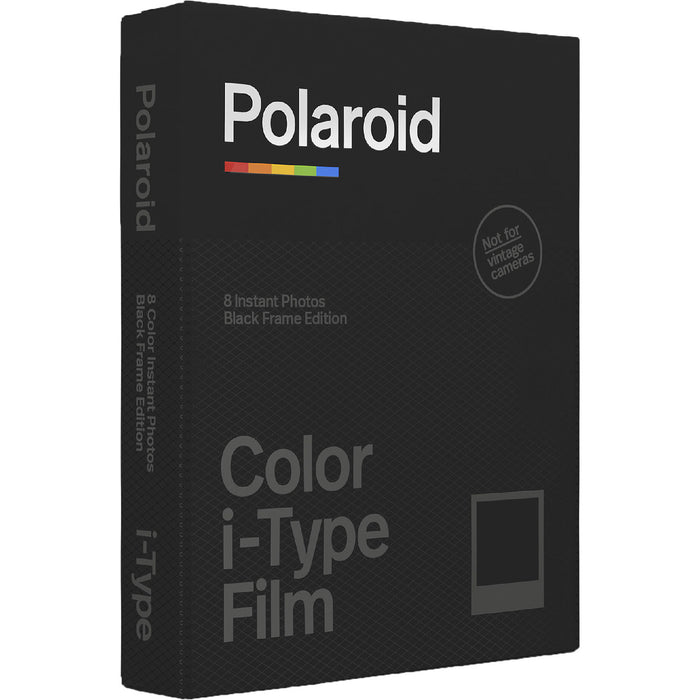 Polaroid I-TYPE Colour Black Frame (8 shots)