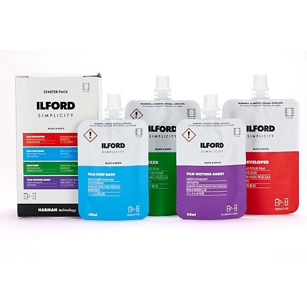 Ilford Simplicity Starter Pack (includes: Dev, Stop, Fix and Wetting Agent)