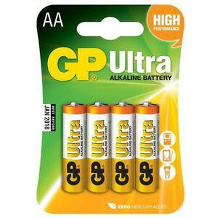 GP Batteries AA Super Alkaline Battery (4 pack)