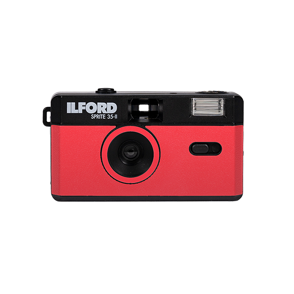 Ilford Sprite 35-II Reusable Camera (Red & Black)
