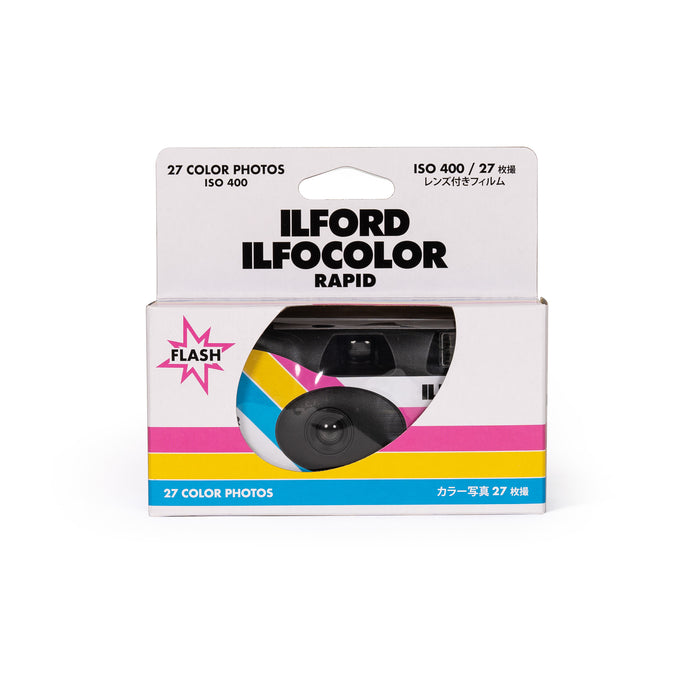 Ilford Ilfocolor Rapid Disposable Camera with Flash (135, 27exp, 400ISO)