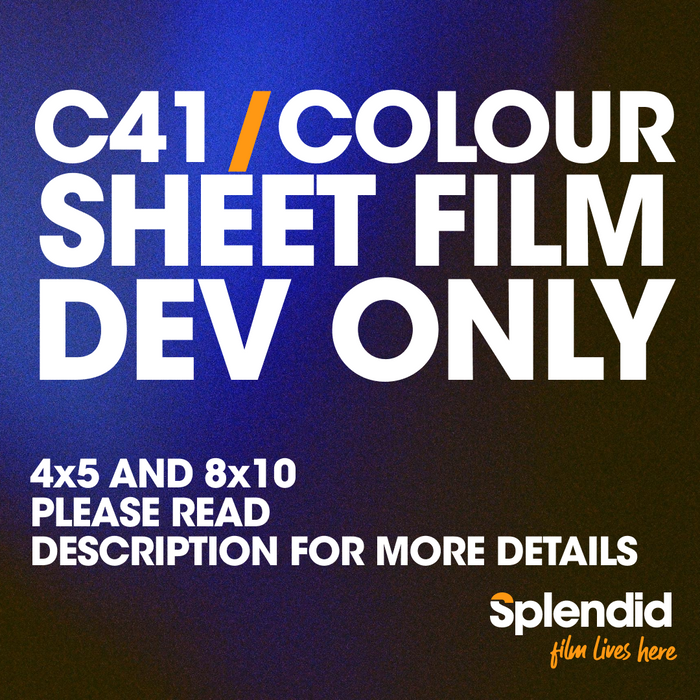 Sheet Film Develop Only (C41)