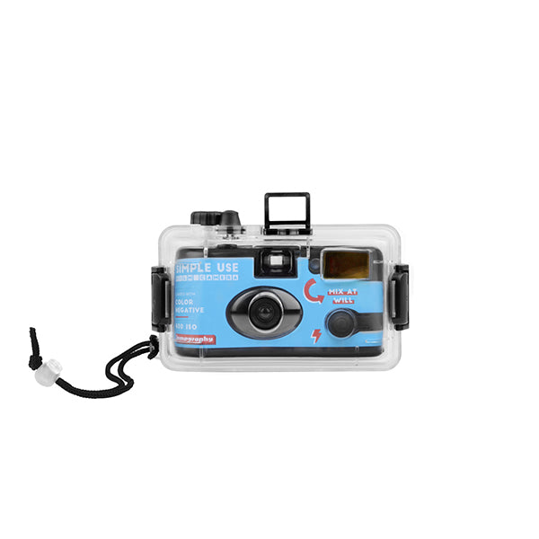 Lomography Simple Use Film Camera with Underwater Housing - Colour Film (135, 36exp, 400ISO, Waterproof to 10M)